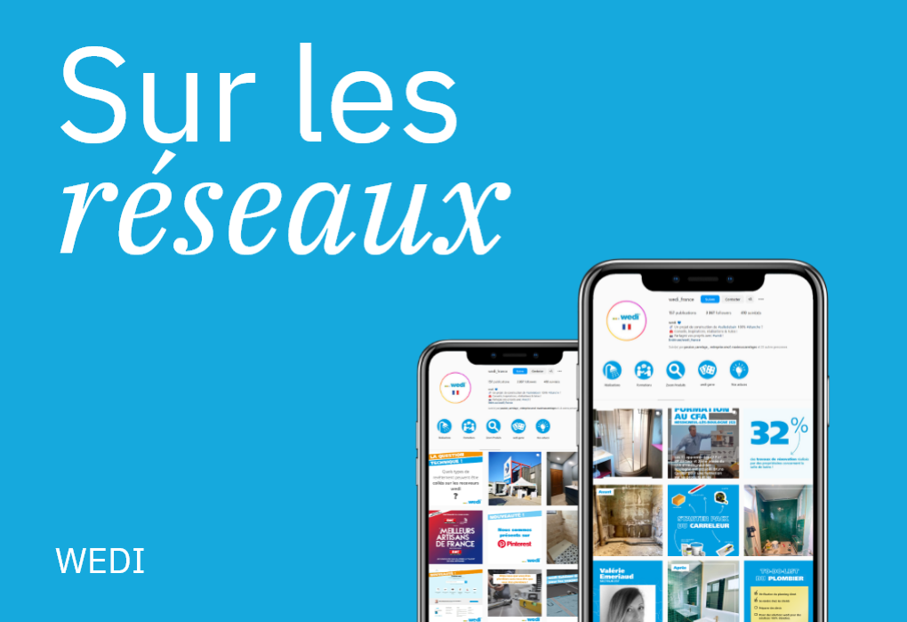 Wedi fait évoluer sa charte graphique à destination d’Instagram et de LinkedIn !