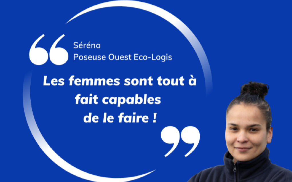 Séréna est la seule femme dans notre équipe de poseurs « Si j’y arrive, alors c’est possible et accessible à toutes ! »