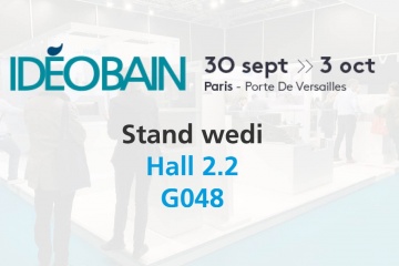 Retrouvez wedi au salon Idéobain 2024 !