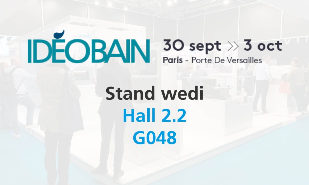 Retrouvez wedi au salon Idéobain 2024 !